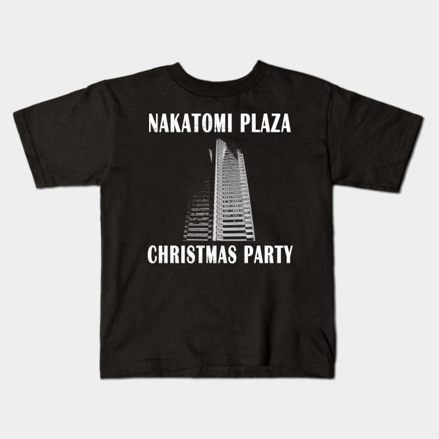 nakatomi plaza christmas party gift Kids T-Shirt by salah_698